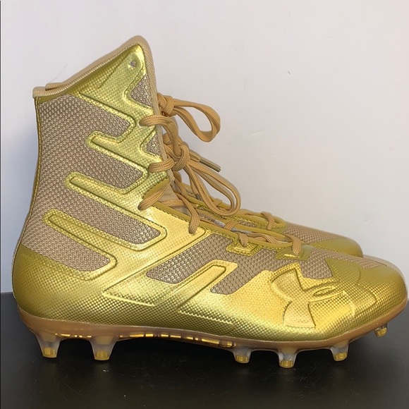under armour gold cleats